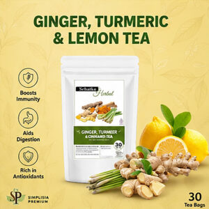 Lemon Ginger, Turmeric & Lemon Tea