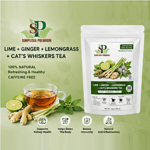 Lime Ginger Tea Ginger, Turmeric, Lemongrass & Lime Tea
